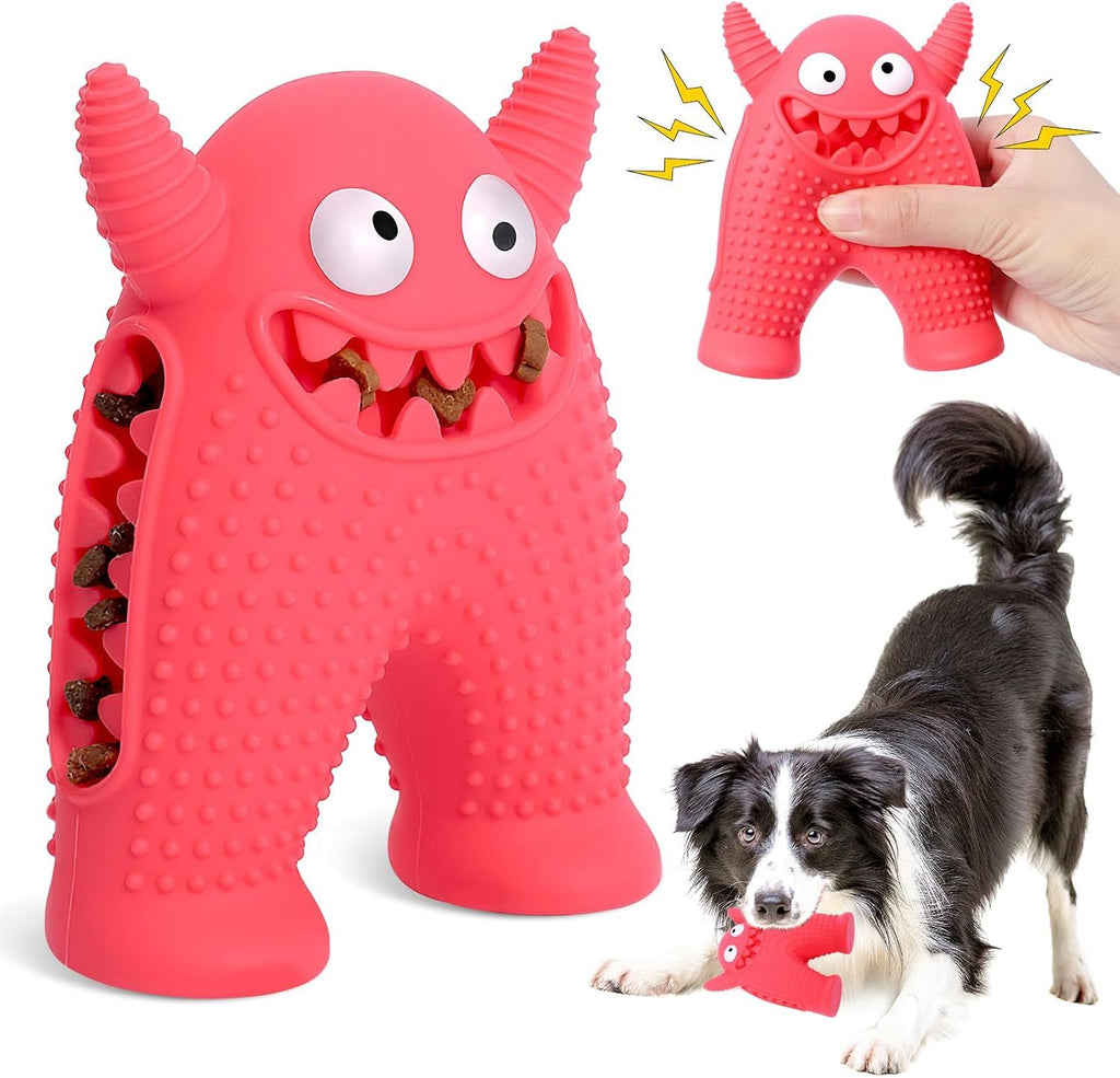 Squeaky Dog Toys For Aggressive Chewers,Durable Interactive Dog Chew