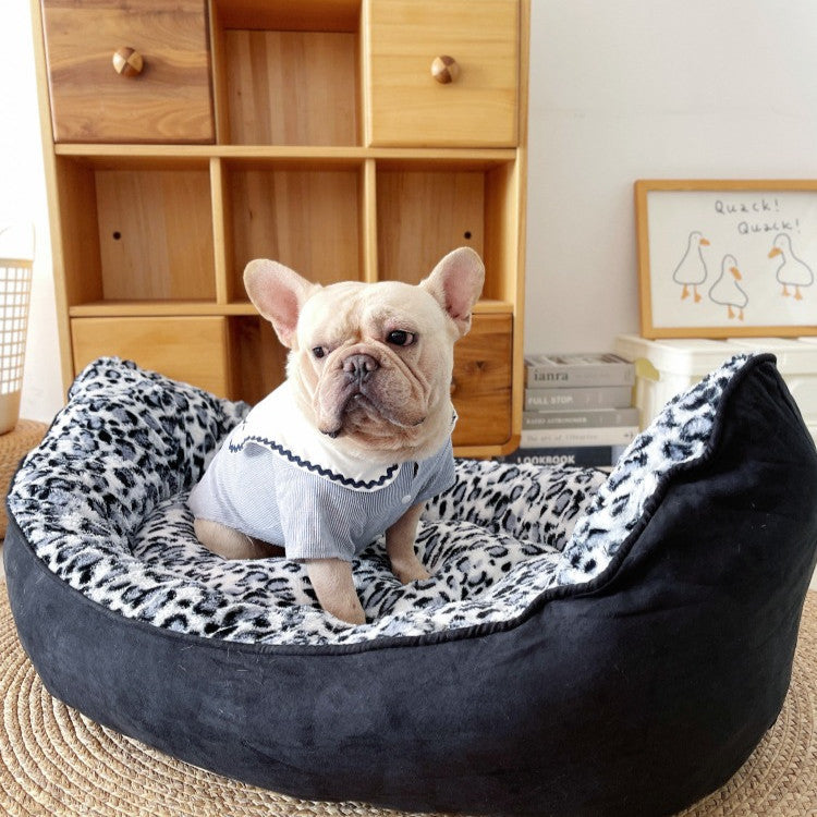 A Small Boat, Pet Sofa, Dog Bed, Thickened Plush Dog Mat